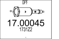 17.00045 MTS - Filtr cząstek stałych DPF MTS P607 2,2HDI 133KM