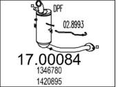 17.00084 MTS - Filtr cząstek stałych DPF MTS FOCUS 1,6TDCI