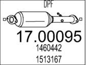 17.00095 MTS - Filtr cząstek stałych DPF MTS FOCUS S-MAX 2.0 TDCI