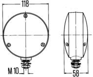 2BA 003 022-001 HEL - Lampa kierunkowskazu HELLA 