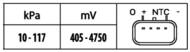 6PP 009 400-491 HEL - Czujnik ciśnienia rura wlotowa HELLA 