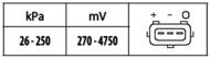 6PP 009 400-561 HEL - Czujnik ciśnienia rura wlotowa HELLA 