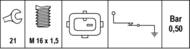 6ZL 003 259-591 HEL - Włącznik ciśnieniowy oleju HELLA 