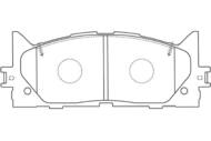 BP-9105 - Klocki hamulcowe KAVO (odp.GDB3429) TOYOTA CAMRY 06-