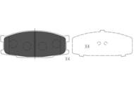 KBP-5527 - Klocki hamulcowe KAVO (odp.GDB1023)