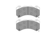 KBP-6627 - Klocki hamulcowe KAVO (dla sys.BREMBO) (odp.GDB4450) JEEP GRAND CHEROKEE 10-