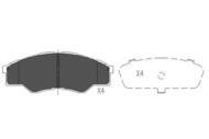 KBP-9102 - Klocki hamulcowe KAVO (odp.GDB3500) /sys.SUMITOMO/ TOYOTA HILUX