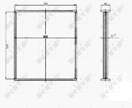 14221 NRF - Chłodnica silnika NRF /wkład/ 