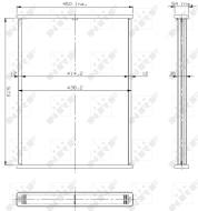 17814 NRF - Chłodnica silnika NRF /wkład/ 
