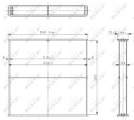 23978 NRF - Chłodnica silnika NRF /wkład/ 