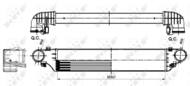 30164A NRF - Chłodnica powietrza (intercooler) NRF 