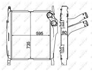 30188X NRF - Chłodnica powietrza (intercooler) NRF 