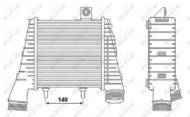 30238 NRF - Chłodnica powietrza (intercooler) NRF 