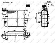 30251 NRF - Chłodnica powietrza (intercooler) NRF 