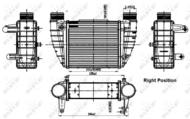 30252 NRF - Chłodnica powietrza (intercooler) NRF 