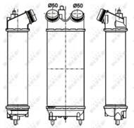 30274 NRF - Chłodnica powietrza (intercooler) NRF 