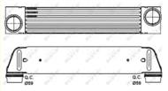 30317 NRF - Chłodnica powietrza (intercooler) NRF 