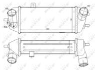 30327 NRF - Chłodnica powietrza (intercooler) NRF 