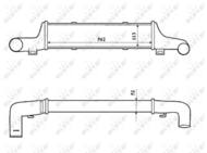 30419 NRF - Chłodnica powietrza (intercooler) NRF 