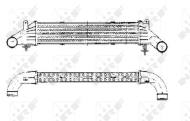 30440 NRF - Chłodnica powietrza (intercooler) NRF 