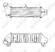 30444 NRF - Chłodnica powietrza (intercooler) NRF 