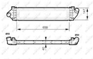 30515 NRF - Chłodnica powietrza (intercooler) NRF 