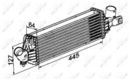 30533 NRF - Chłodnica powietrza (intercooler) NRF 