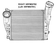 30782 NRF - Chłodnica powietrza (intercooler) NRF 