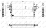 30858 NRF - Chłodnica powietrza (intercooler) NRF 