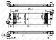 30899 NRF - Chłodnica powietrza (intercooler) NRF 