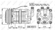32154G NRF - Kompresor klimatyzacji NRF 