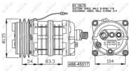 32158G NRF - Kompresor klimatyzacji NRF 