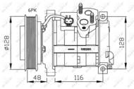 32203G NRF - Kompresor klimatyzacji NRF 