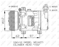32253G NRF - Kompresor klimatyzacji NRF 