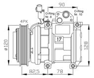 32449G NRF - Kompresor klimatyzacji NRF 