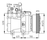 32471G NRF - Kompresor klimatyzacji NRF 