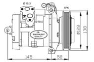 32697 NRF - Kompresor klimatyzacji NRF 