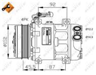 32701G NRF - Kompresor klimatyzacji NRF 