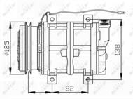 32745G NRF - Kompresor klimatyzacji NRF 