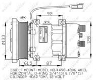 32758G NRF - Kompresor klimatyzacji NRF 