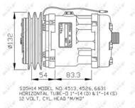 32760G NRF - Kompresor klimatyzacji NRF 