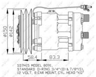 32767 NRF - Kompresor klimatyzacji NRF 
