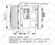 32803G NRF - Kompresor klimatyzacji NRF 