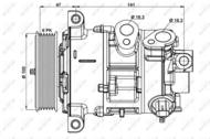 32882 NRF - Kompresor klimatyzacji NRF 