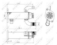 48006 NRF - Chłodnica EGR NRF 