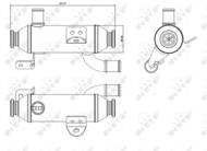 48008 NRF - Chłodnica EGR NRF 