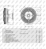 49412 NRF - Sprzęgło wiskotyczne NRF 