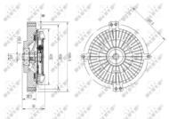 49641 NRF - Sprzęgło wiskotyczne NRF 
