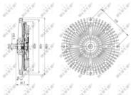 49646 NRF - Sprzęgło wiskotyczne NRF 