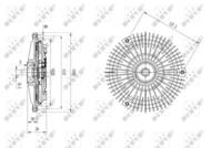 49649 NRF - Sprzęgło wiskotyczne NRF 
